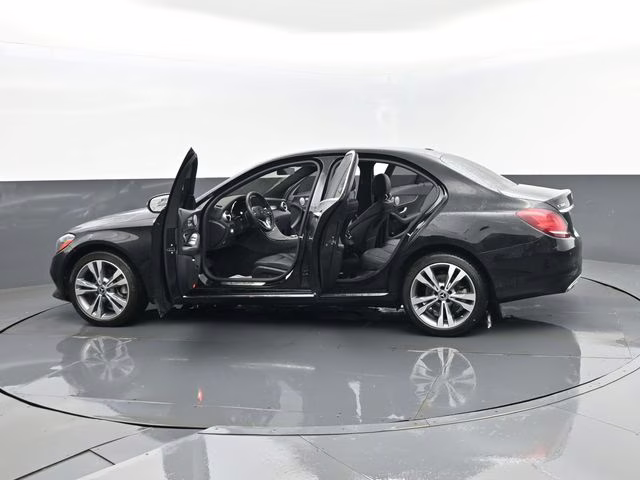 2021 Black Mercedes-Benz C-Class C 300 Sedan