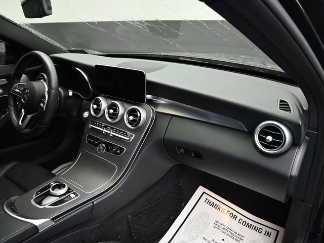 2021 Black Mercedes-Benz C-Class C 300 Sedan