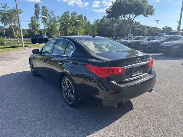 2017 Midnight Black INFINITI Q50 3.0t Premium RWD Sedan