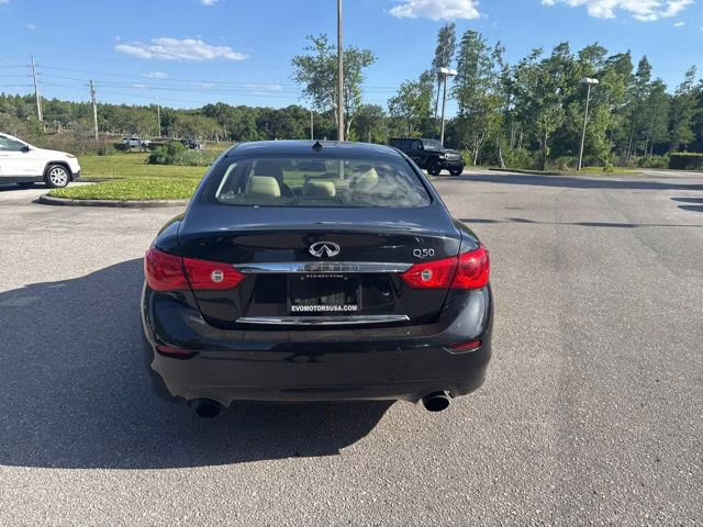 2017 Midnight Black INFINITI Q50 3.0t Premium RWD Sedan