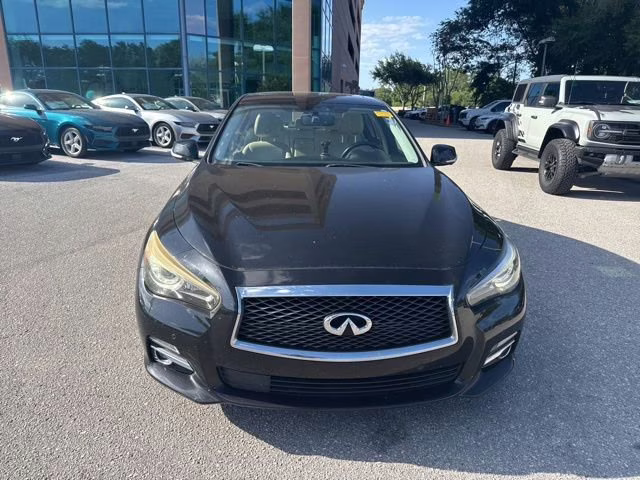 2017 Midnight Black INFINITI Q50 3.0t Premium RWD Sedan