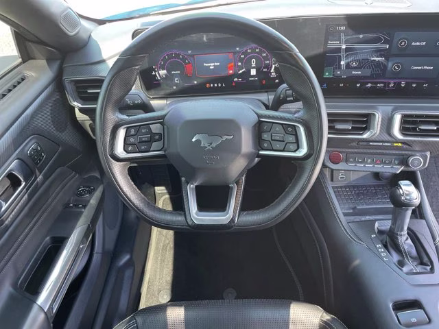2024 Grabber Blue Metallic Ford Mustang EcoBoost Premium RWD Coupe