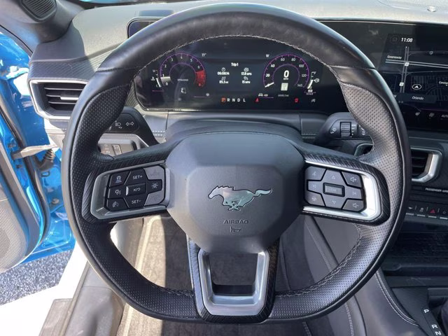 2024 Grabber Blue Metallic Ford Mustang EcoBoost Premium RWD Coupe