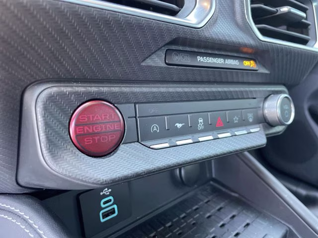 2024 Grabber Blue Metallic Ford Mustang EcoBoost Premium RWD Coupe