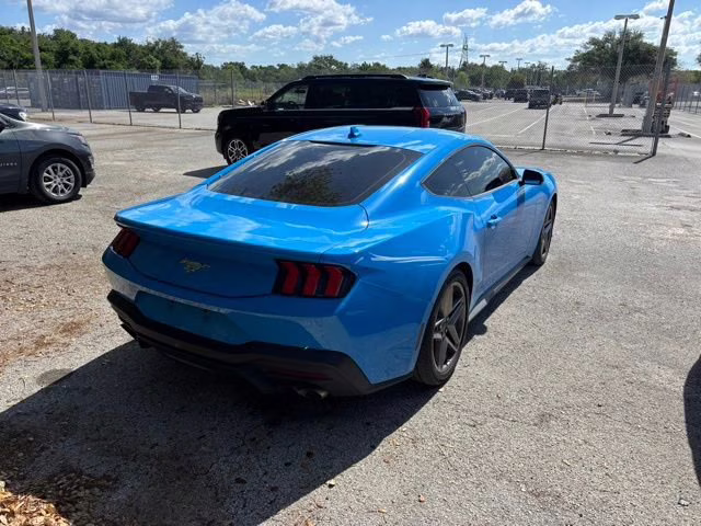 2024 Grabber Blue Metallic Ford Mustang EcoBoost Premium RWD Coupe