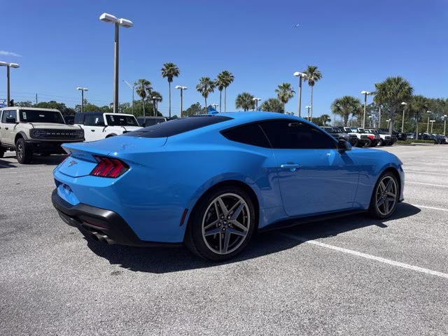 2024 Grabber Blue Metallic Ford Mustang EcoBoost Premium RWD Coupe