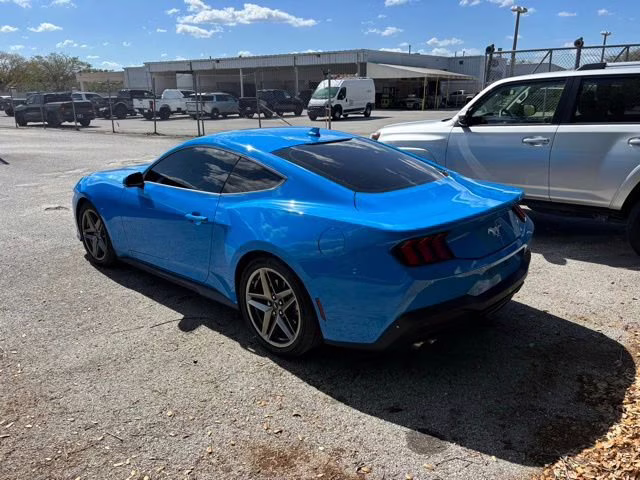 2024 Grabber Blue Metallic Ford Mustang EcoBoost Premium RWD Coupe
