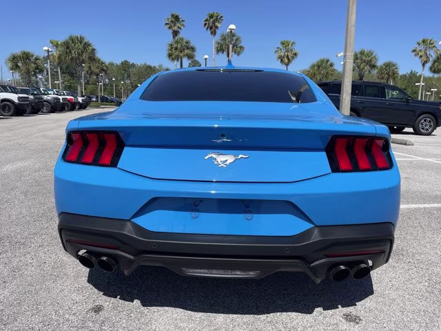2024 Grabber Blue Metallic Ford Mustang EcoBoost Premium RWD Coupe