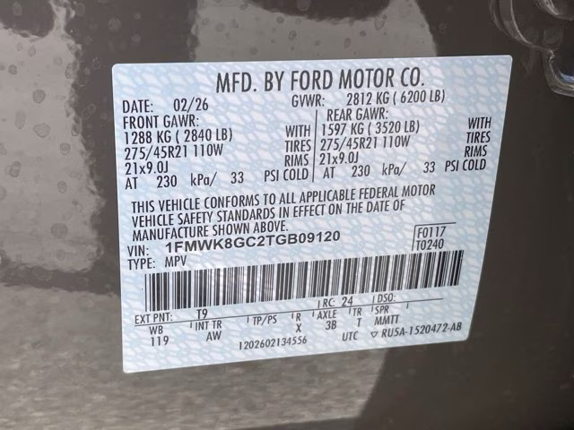 2026 Marsh Gray Ford Explorer ST 4X4 SUV