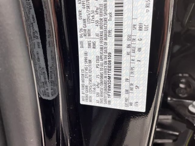 2026 Agate Black Metallic Ford Super Duty F-350 DRW Valor Lift 4X4 Truck