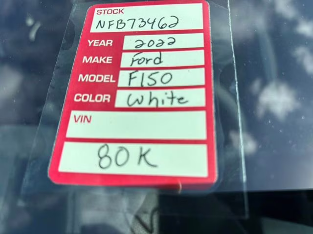 2022 Oxford White Ford F-150 XL RWD Truck
