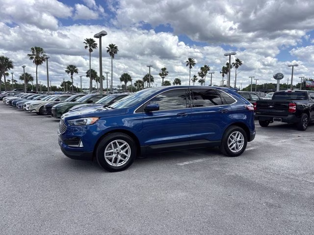 2023 Blue Metallic Ford Edge SEL AWD SUV