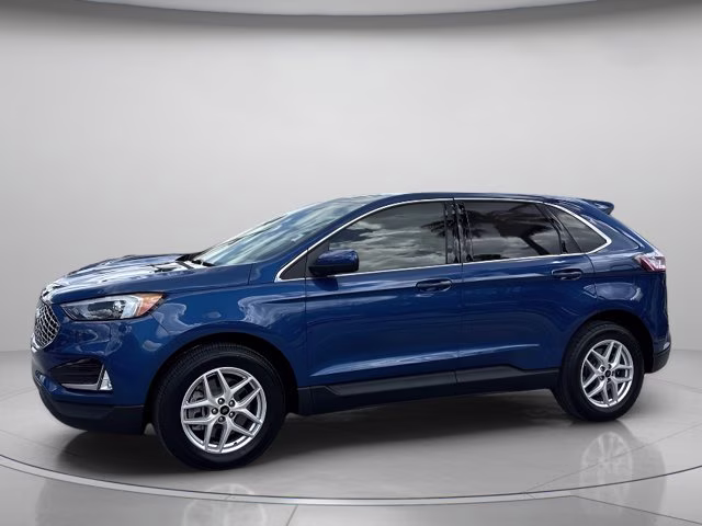 2023 Blue Metallic Ford Edge SEL AWD SUV