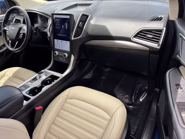 2023 Blue Metallic Ford Edge SEL AWD SUV