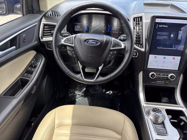 2023 Blue Metallic Ford Edge SEL AWD SUV