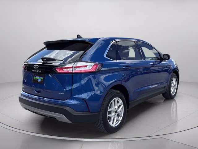 2023 Blue Metallic Ford Edge SEL AWD SUV