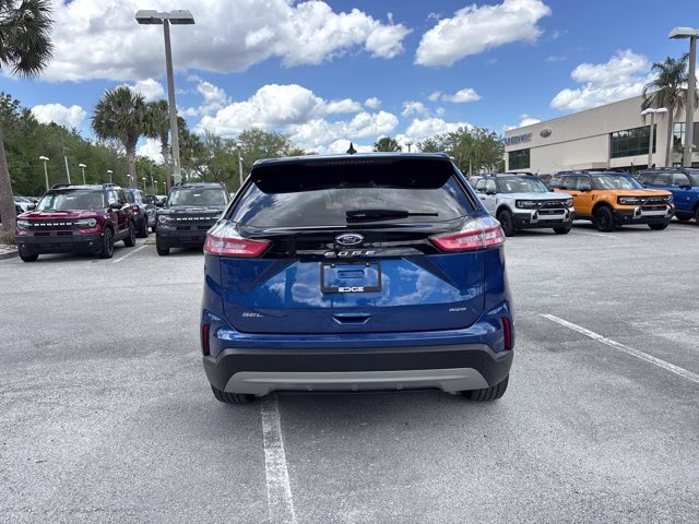 2023 Blue Metallic Ford Edge SEL AWD SUV