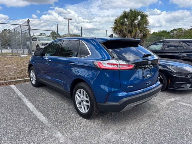 2023 Blue Metallic Ford Edge SEL AWD SUV