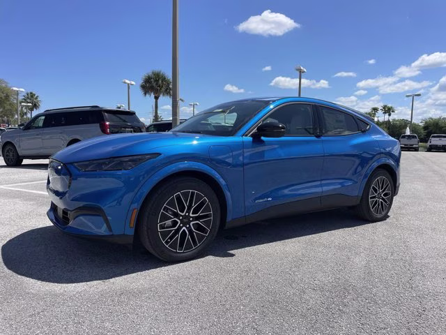 2026 Velocity Blue Metallic Ford Mustang Mach-E Premium AWD SUV