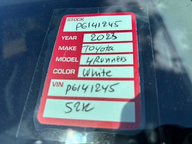 2023 Classic Silver Metallic Toyota 4Runner SR5 4X4 SUV