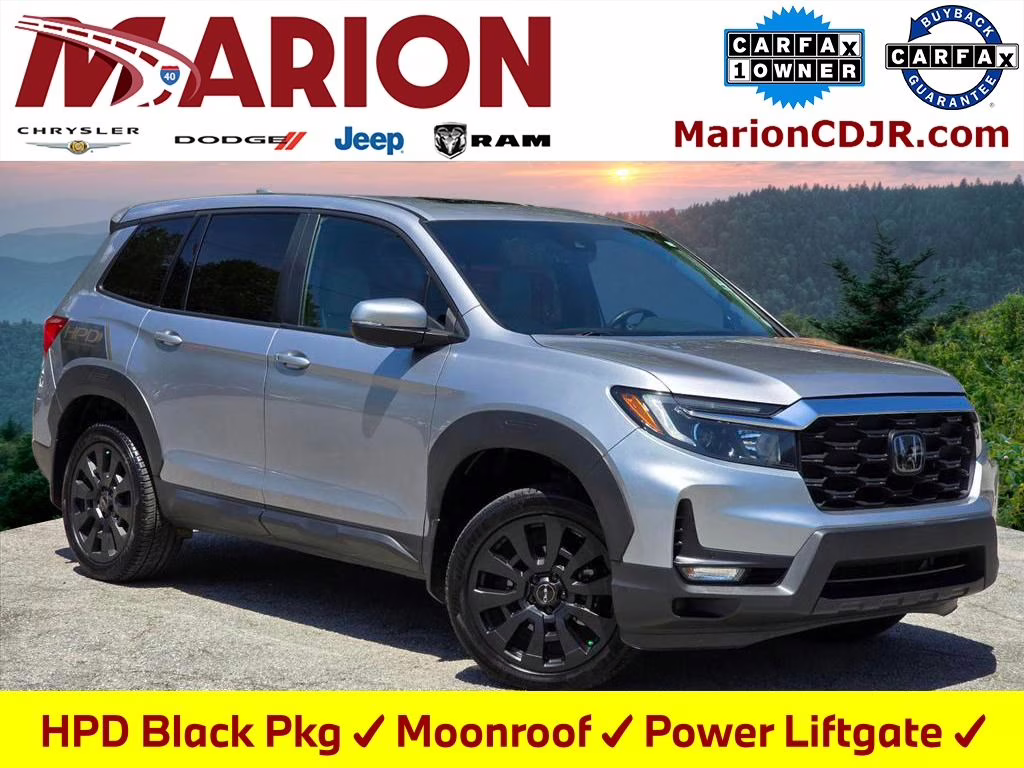 2023 Lunar Silver Metallic Honda Passport EX-L AWD SUV