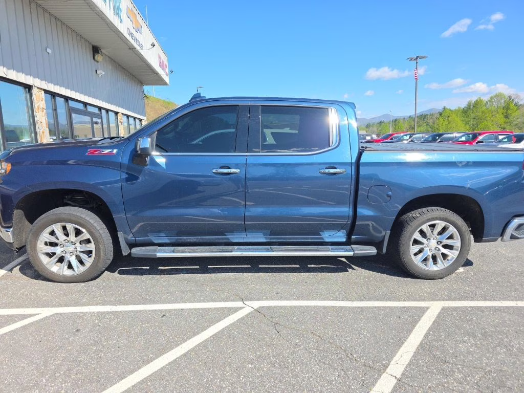 2019 Blue Chevrolet Silverado 1500 LTZ 4X4 Truck
