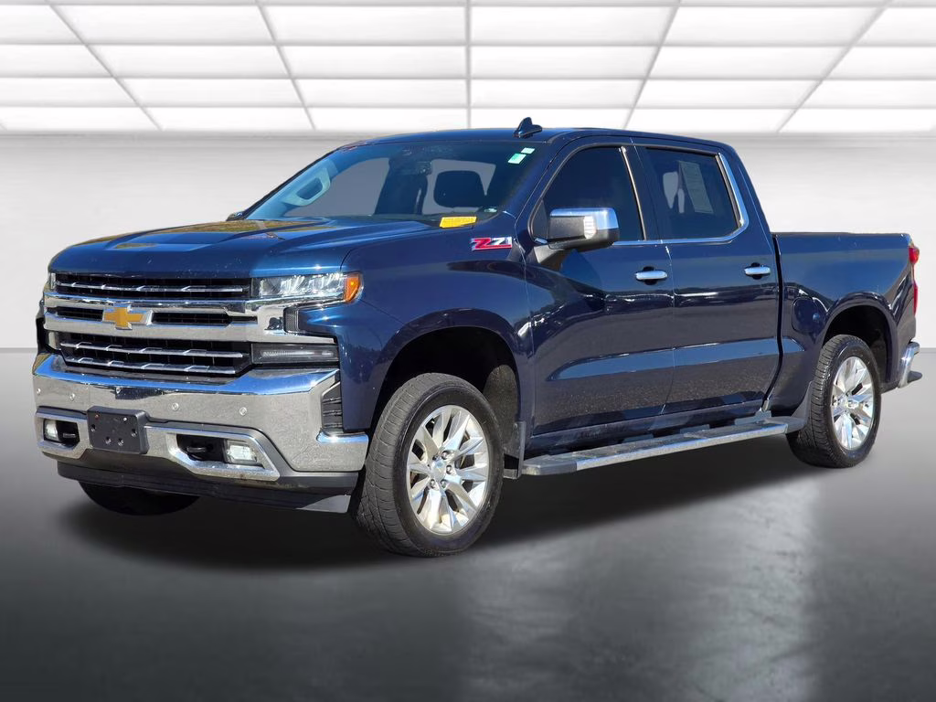 2019 Northsky Blue Metallic Chevrolet Silverado 1500 LTZ 4X4 Truck