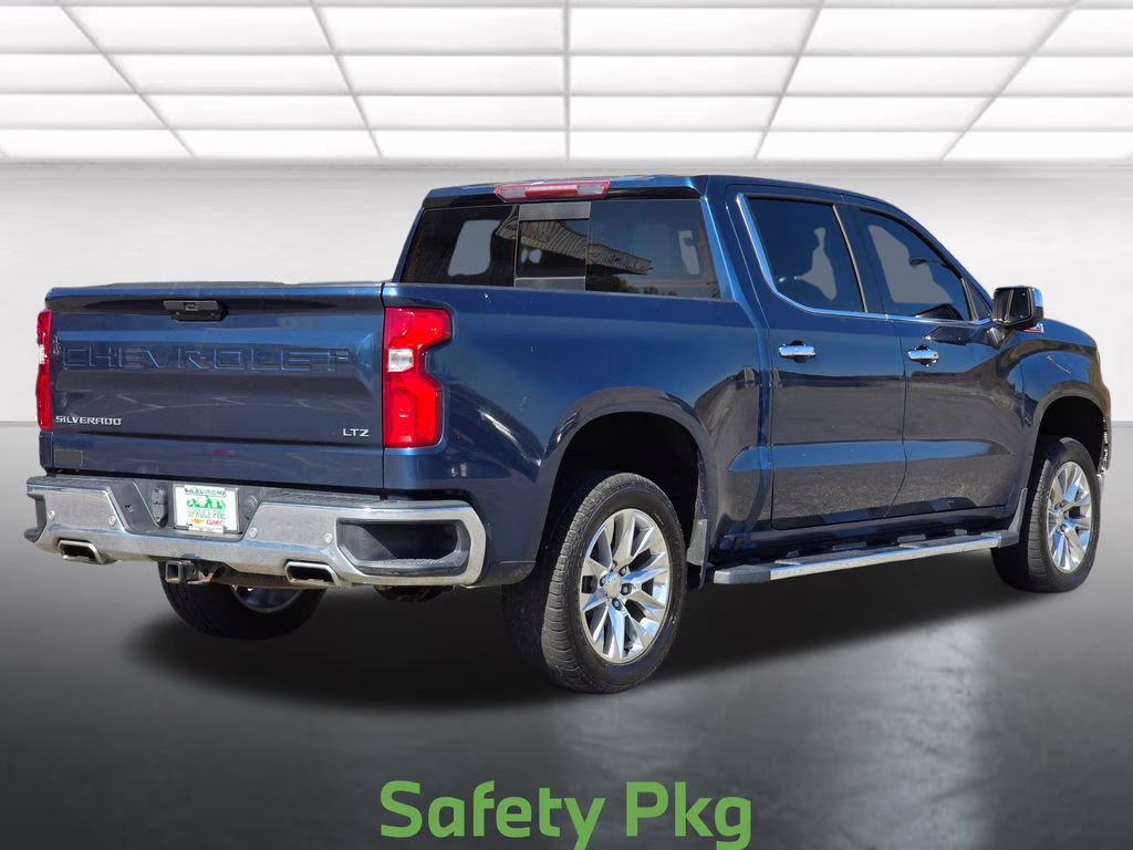 2019 Northsky Blue Metallic Chevrolet Silverado 1500 LTZ 4X4 Truck