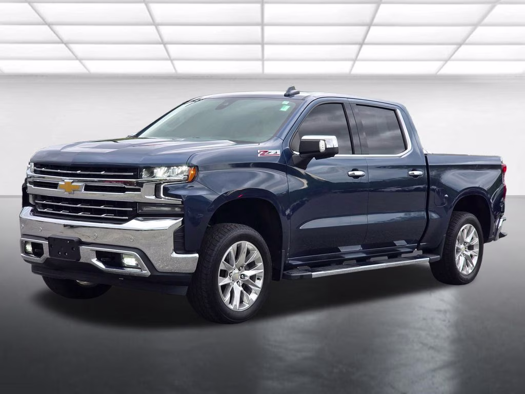 2019 Northsky Blue Metallic Chevrolet Silverado 1500 LTZ 4X4 Truck