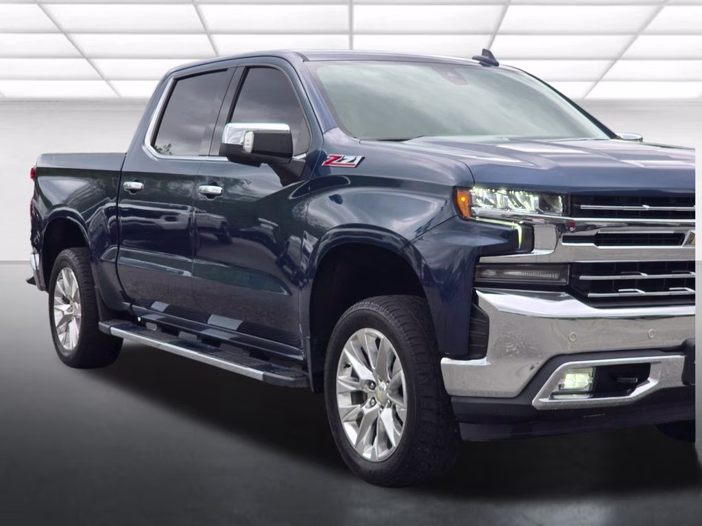 2019 Northsky Blue Metallic Chevrolet Silverado 1500 LTZ 4X4 Truck