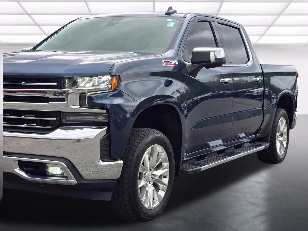 2019 Northsky Blue Metallic Chevrolet Silverado 1500 LTZ 4X4 Truck