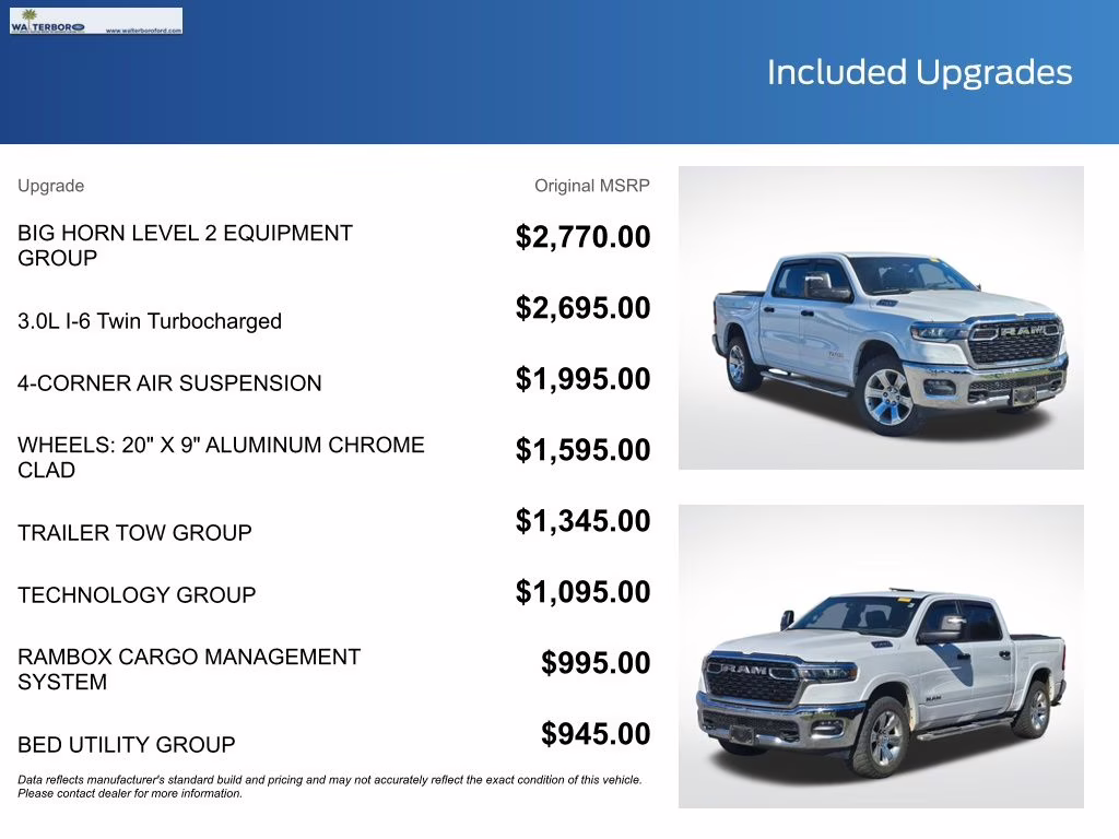 2025 Bright White Clearcoat Ram 1500 Big Horn/Lone Star 4X4 Truck