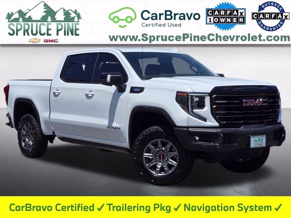 2025 Summit White GMC Sierra 1500 AT4X 4X4 Truck
