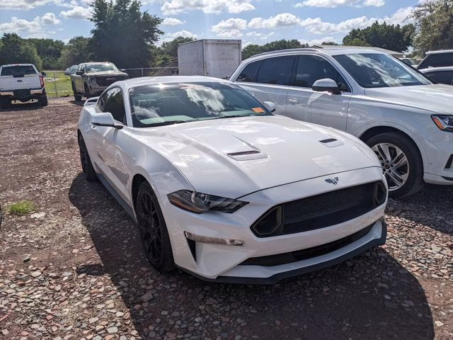 2018 Oxford White Ford Mustang EcoBoost Premium RWD Coupe