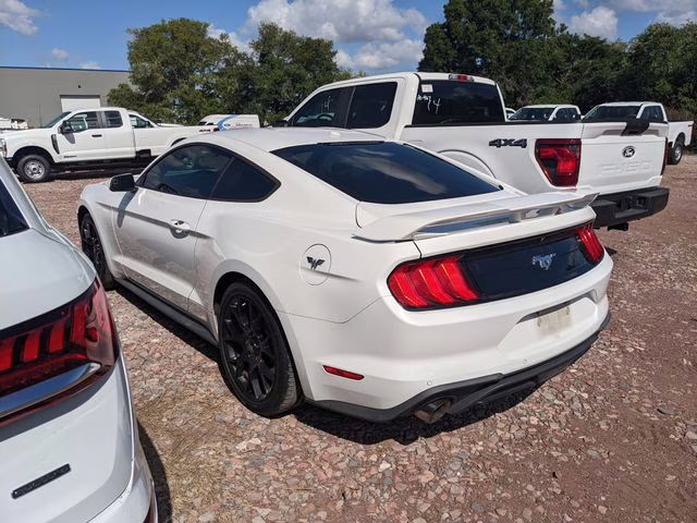 2018 Oxford White Ford Mustang EcoBoost Premium RWD Coupe