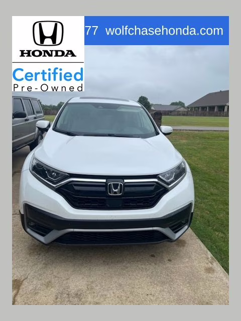 2022 Platinum White Pearl Honda CR-V EX-L FWD SUV