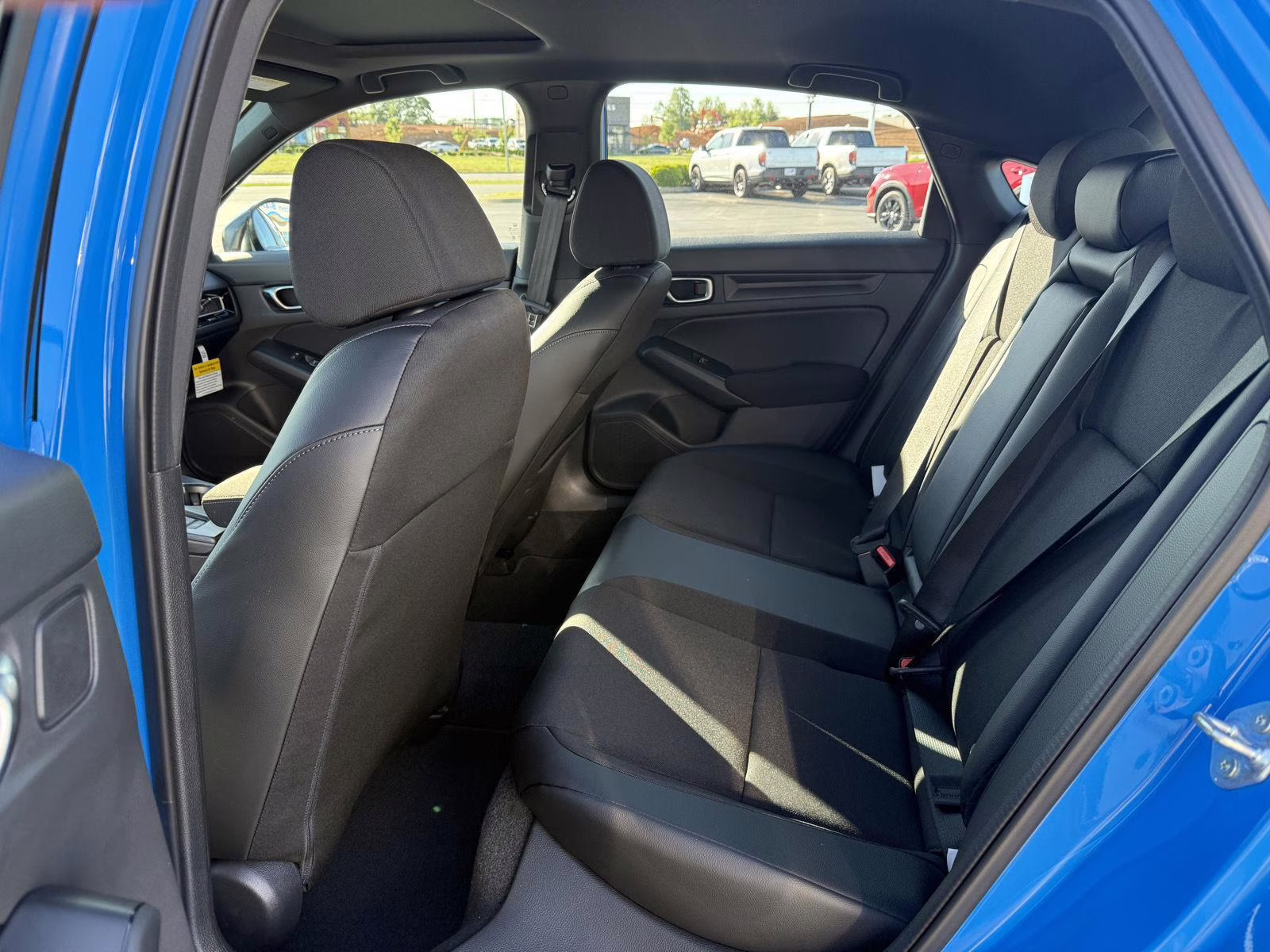 2026 Boost Blue Pearl Honda Civic Hatchback Hybrid Sport FWD Hatchback