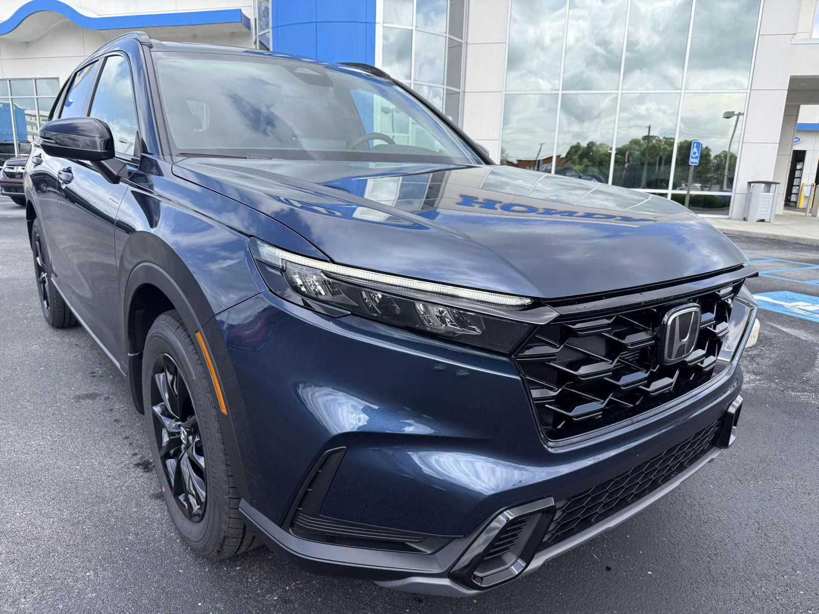 2026 Canyon River Blue Metallic Honda CR-V Hybrid Sport AWD SUV