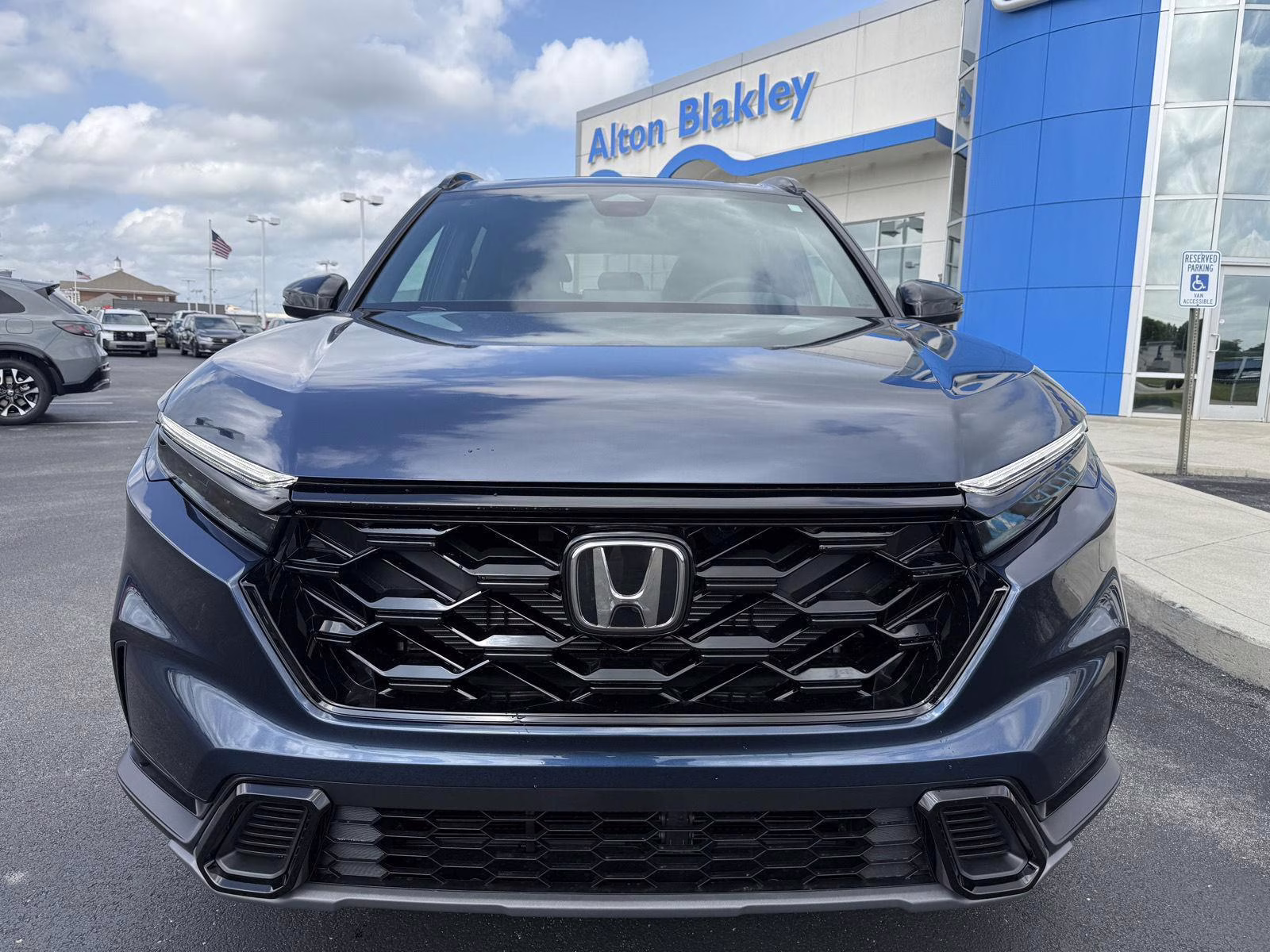 2026 Canyon River Blue Metallic Honda CR-V Hybrid Sport AWD SUV
