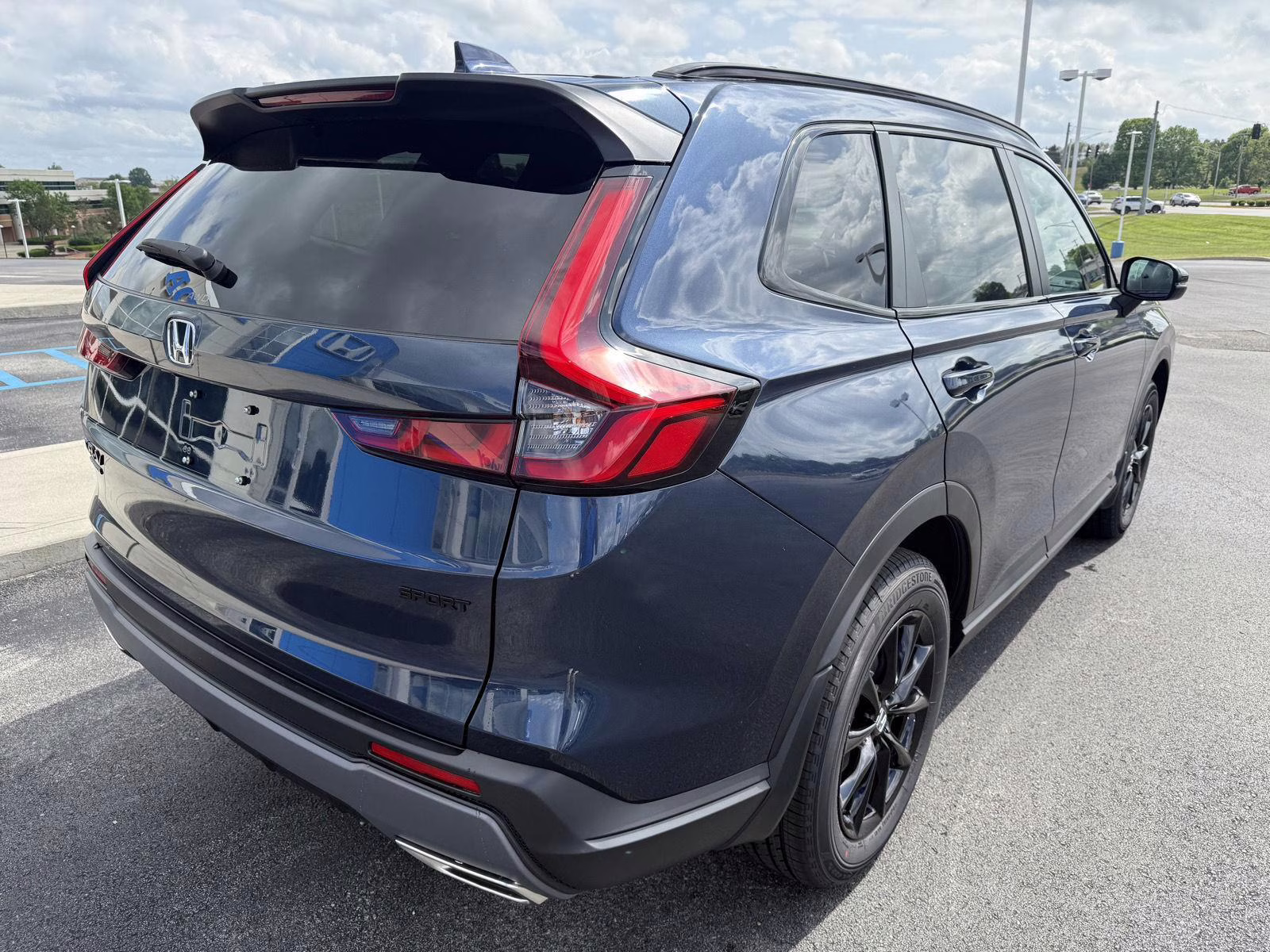2026 Canyon River Blue Metallic Honda CR-V Hybrid Sport AWD SUV