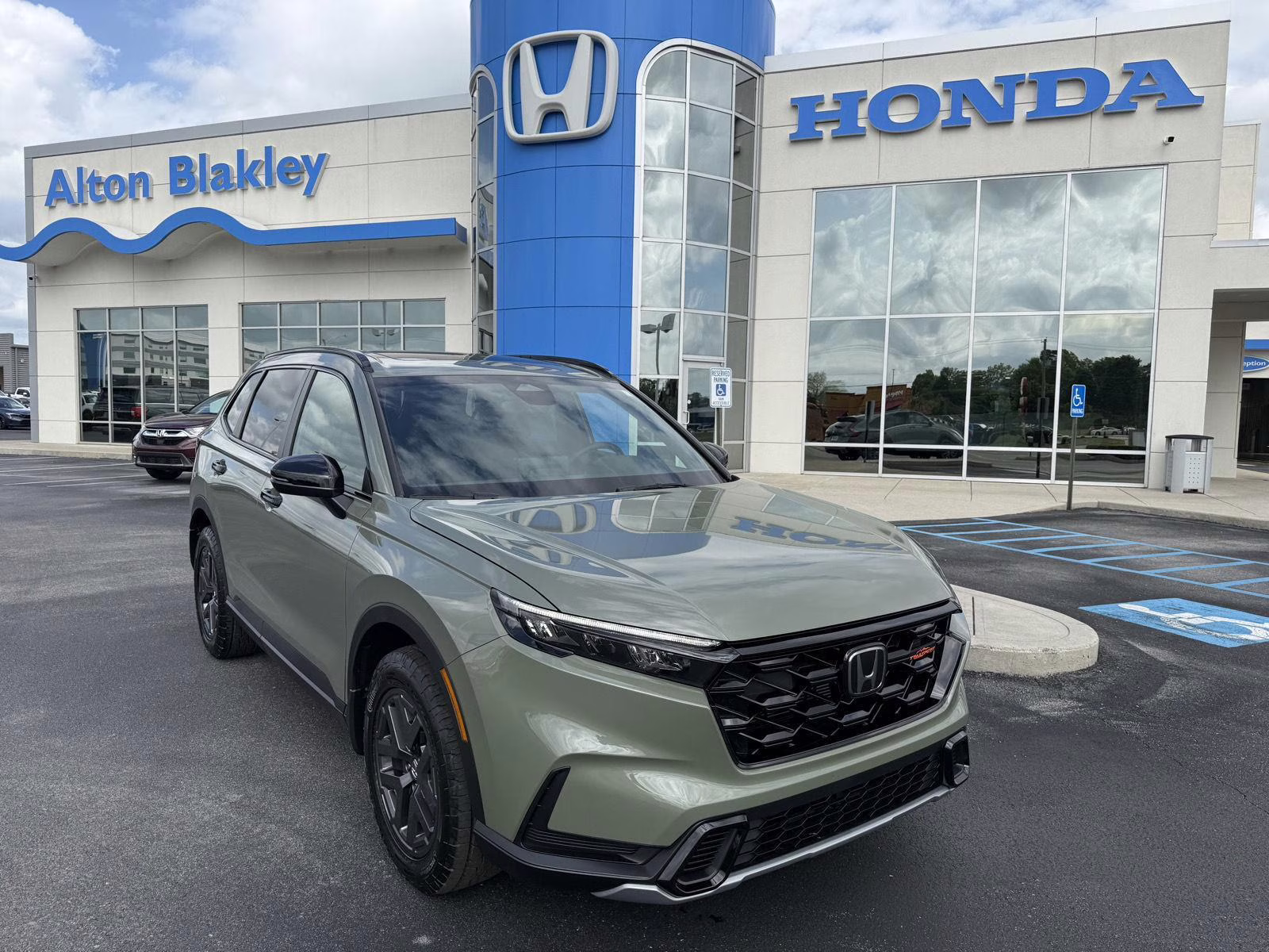 2026 Ash Green Metallic Honda CR-V Hybrid TrailSport AWD SUV