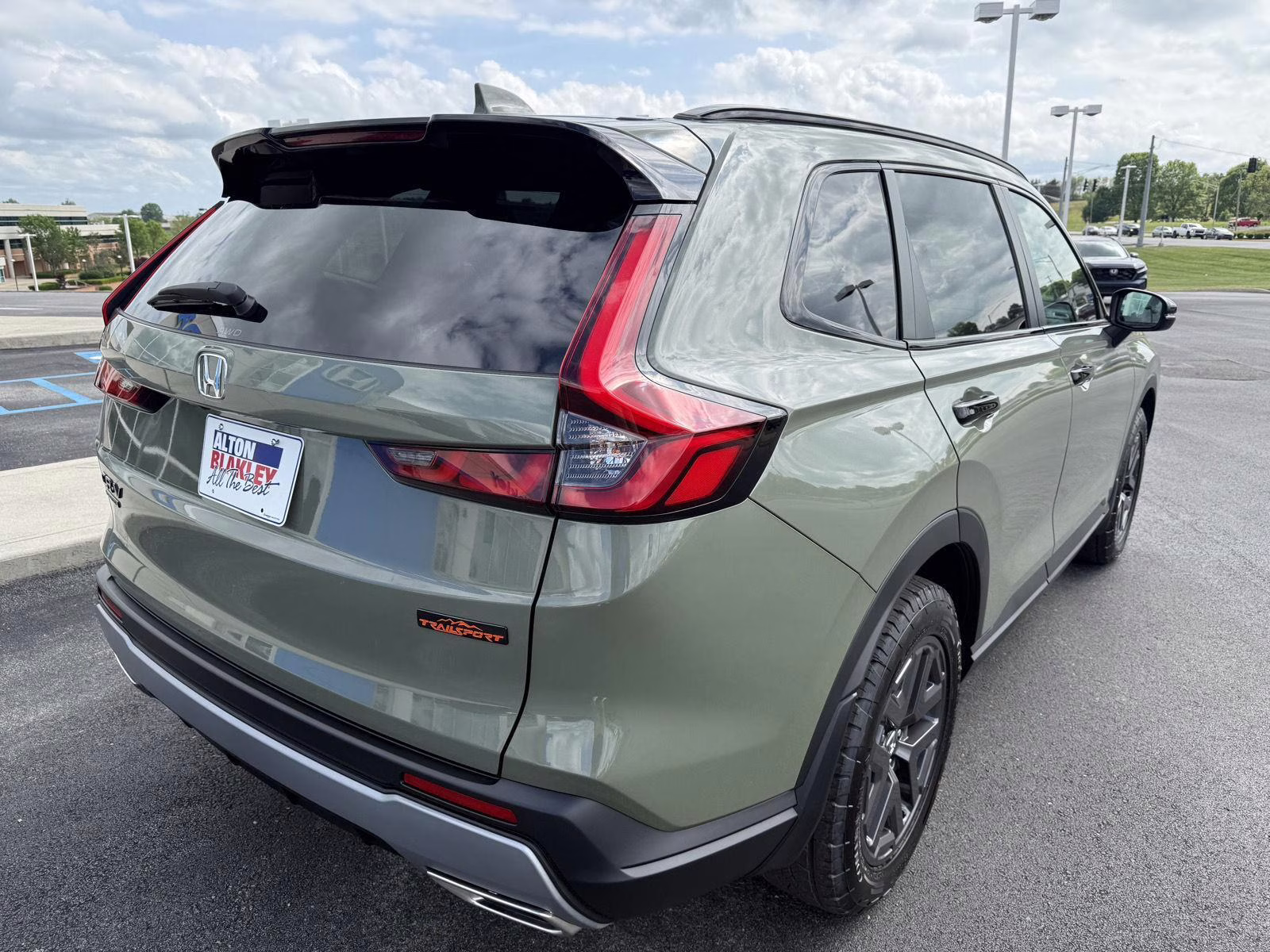 2026 Ash Green Metallic Honda CR-V Hybrid TrailSport AWD SUV
