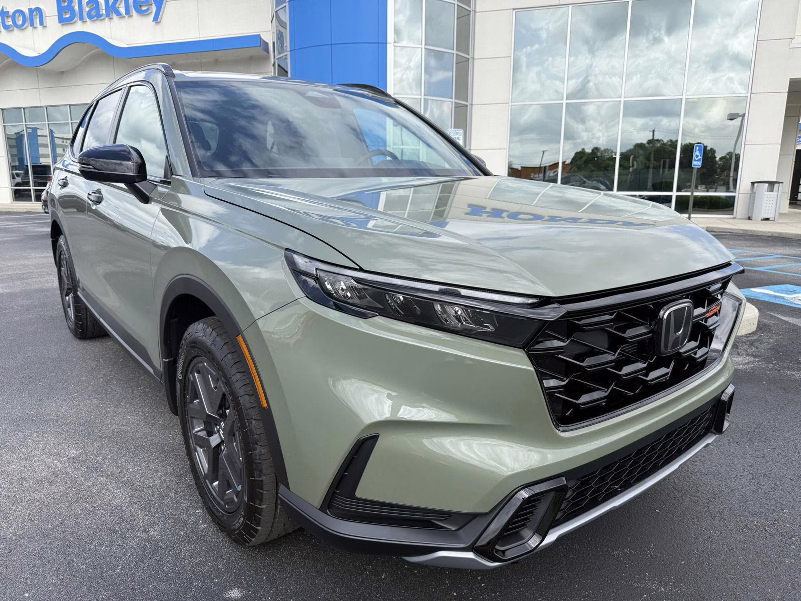 2026 Ash Green Metallic Honda CR-V Hybrid TrailSport AWD SUV
