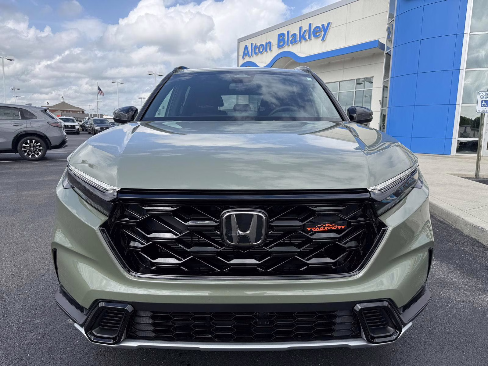 2026 Ash Green Metallic Honda CR-V Hybrid TrailSport AWD SUV