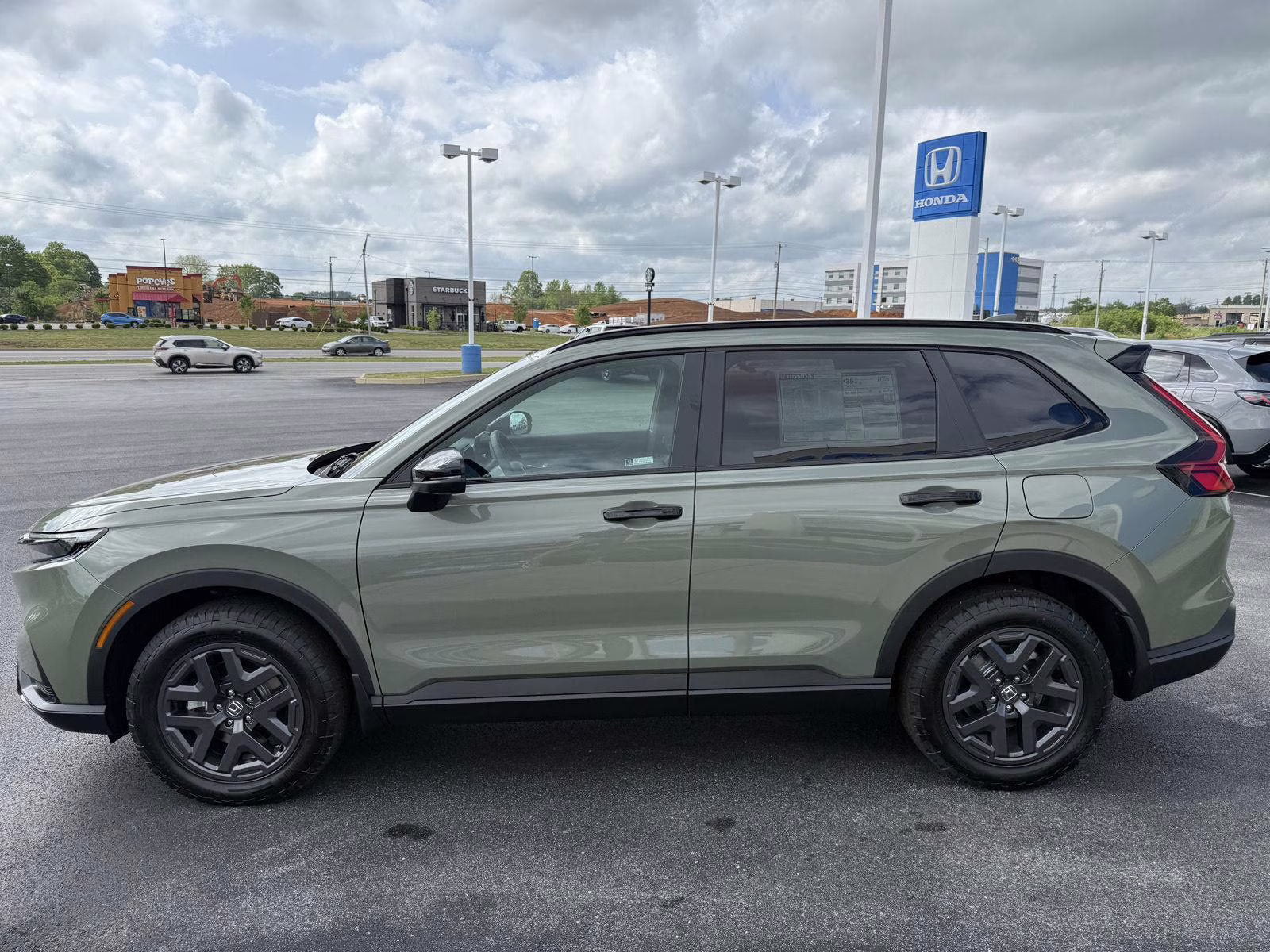 2026 Ash Green Metallic Honda CR-V Hybrid TrailSport AWD SUV