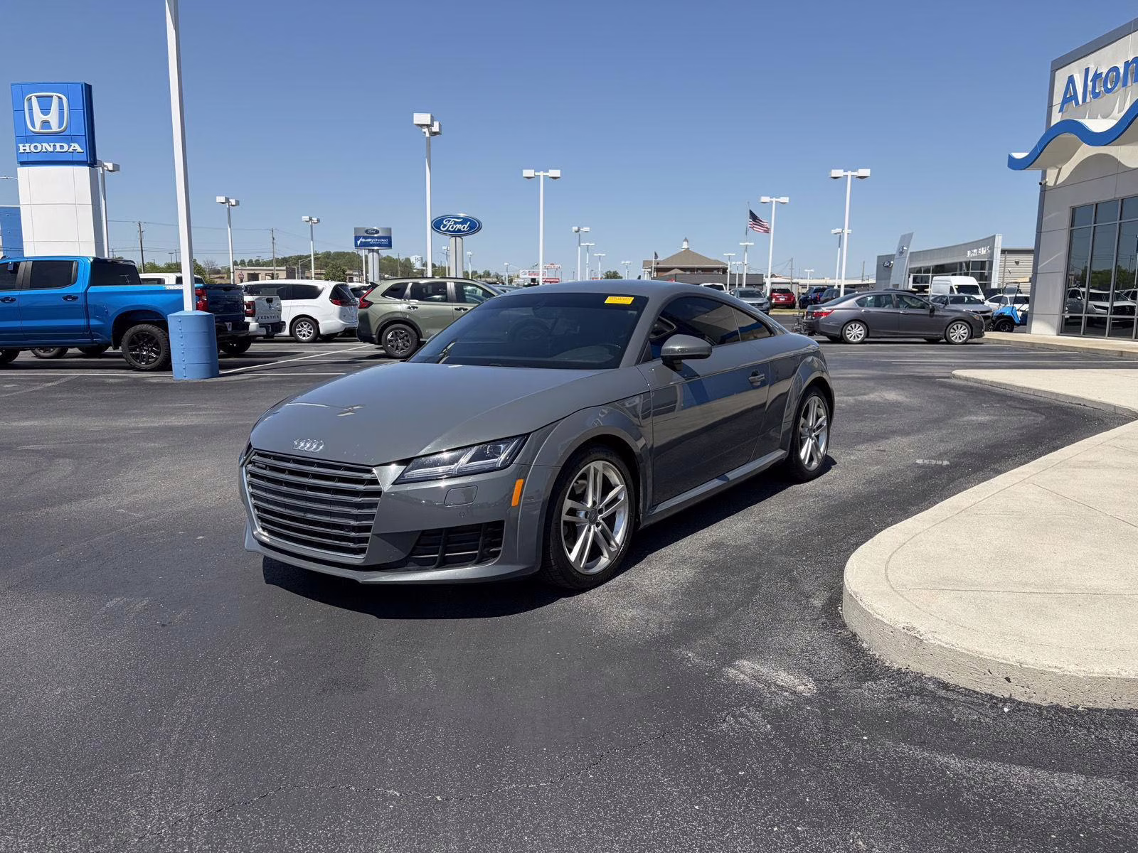 2016 Nano Gray Metallic Audi TT 2.0T AWD Coupe