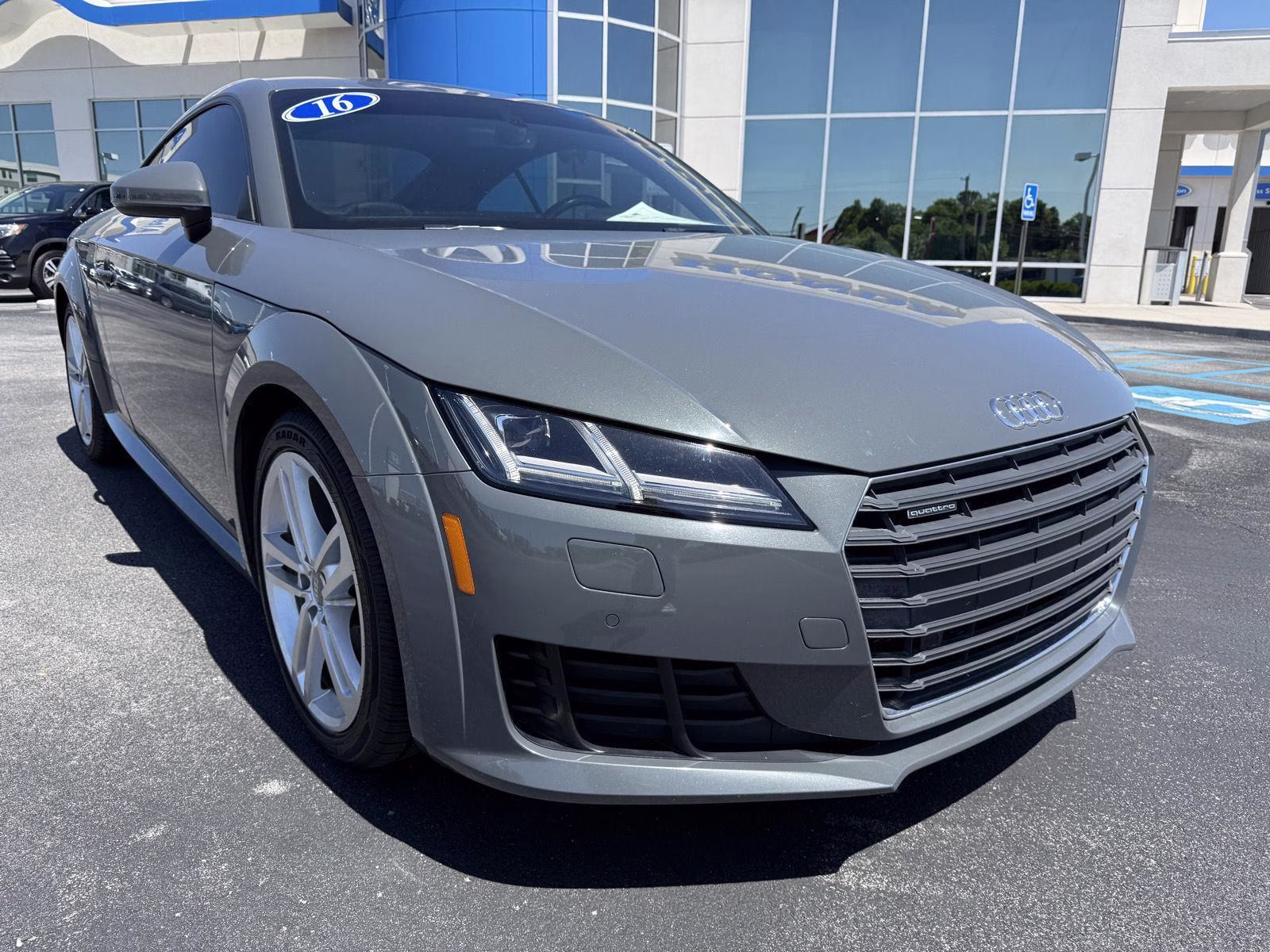 2016 Nano Gray Metallic Audi TT 2.0T AWD Coupe