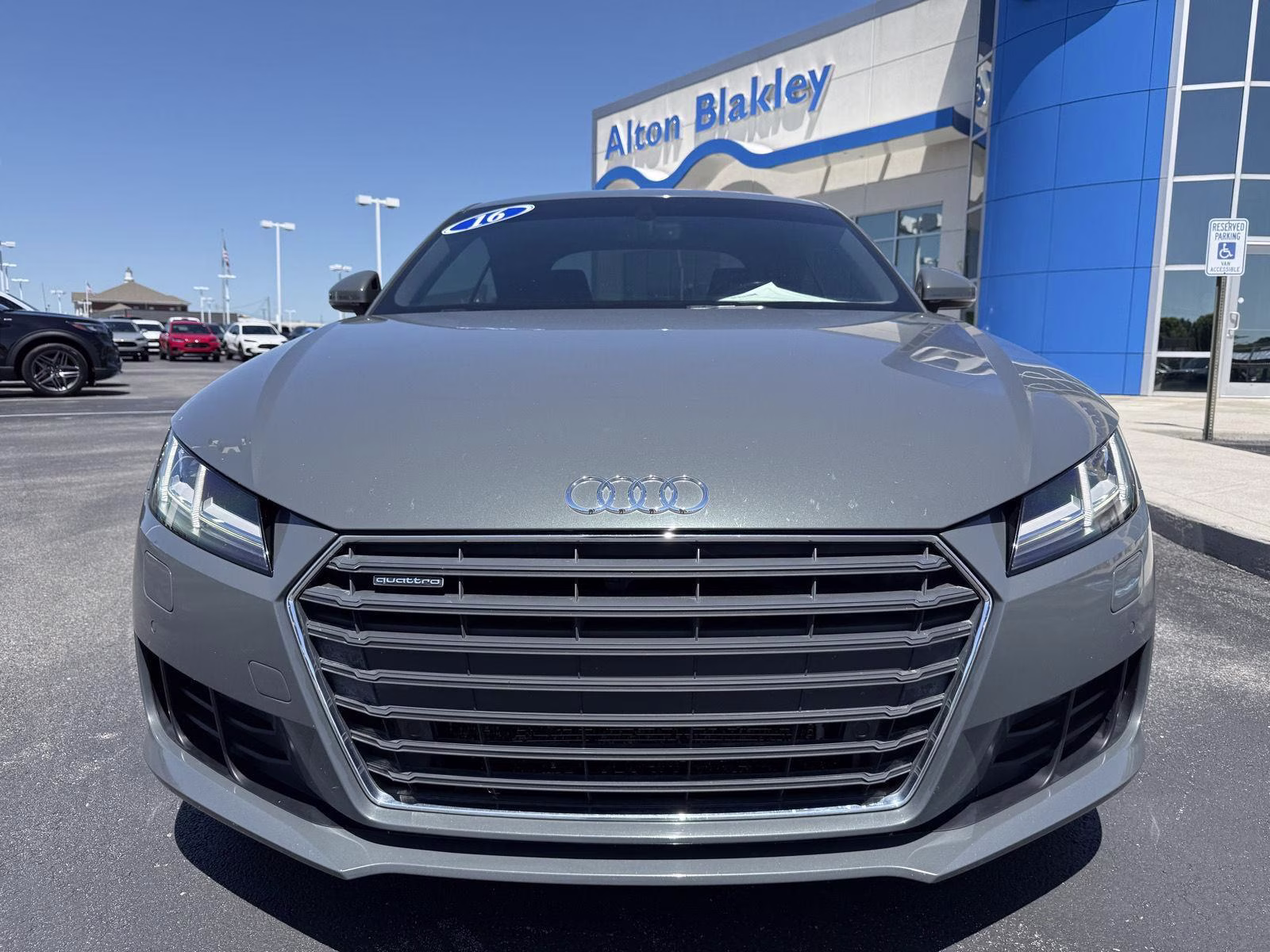 2016 Nano Gray Metallic Audi TT 2.0T AWD Coupe