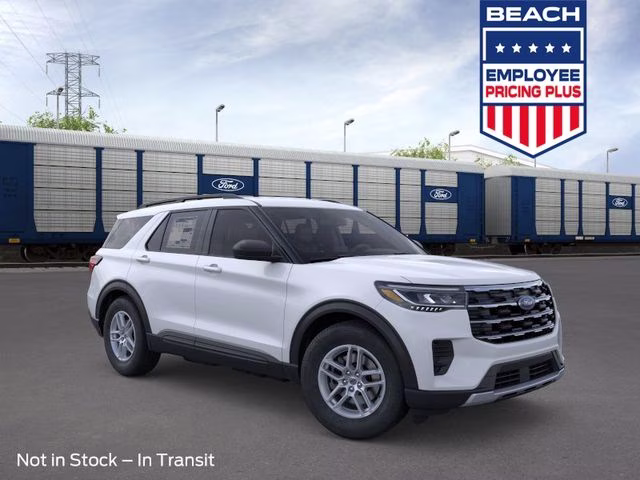 2026 White Metallic Ford Explorer Active RWD SUV