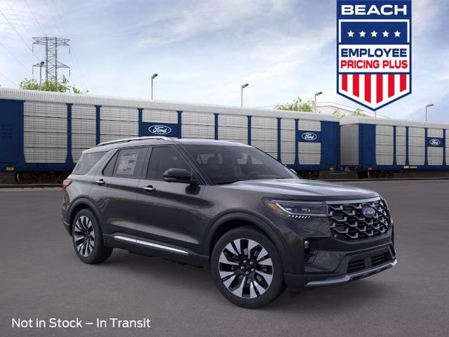2026 Black Metallic Ford Explorer Platinum 4X4 SUV